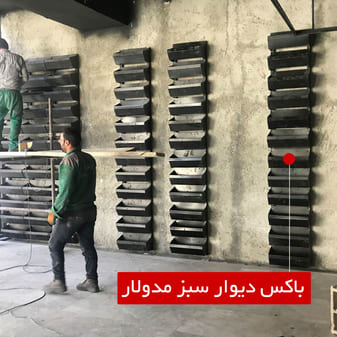 باکس دیوار سبز مدولار