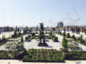 روف گاردن در ایران شمال آمل green roof garden in iran amol